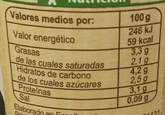 Kéfir vs Yogurt: ¿cuáles son sus diferencias? 3 » Tienda VitaSport Perfil nutricional kéfir yogur