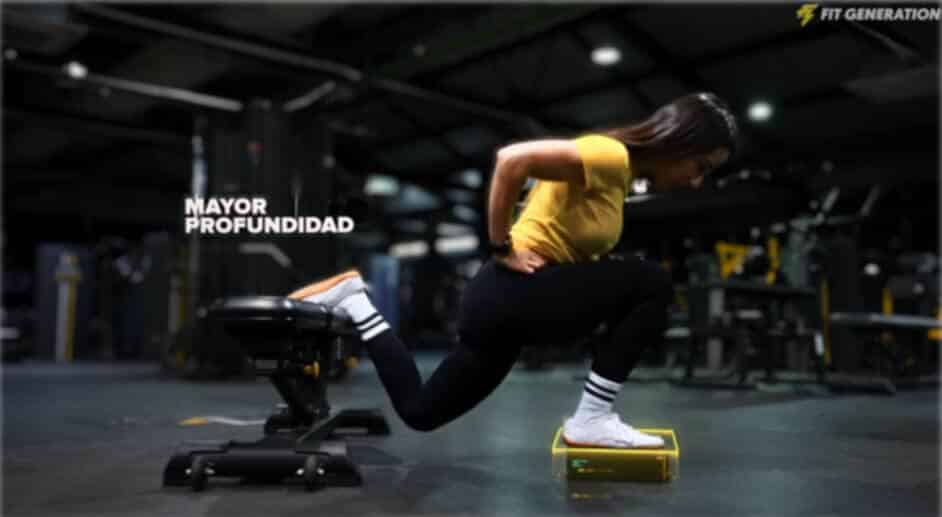 Cómo hacer sentadillas búlgaras correctamente 18 » Tienda VitaSport Profundidad de la bajada