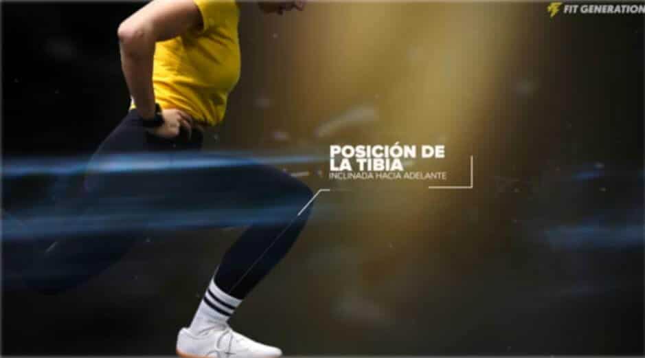 Cómo hacer sentadillas búlgaras correctamente 9 » Tienda VitaSport Posición de la tibia