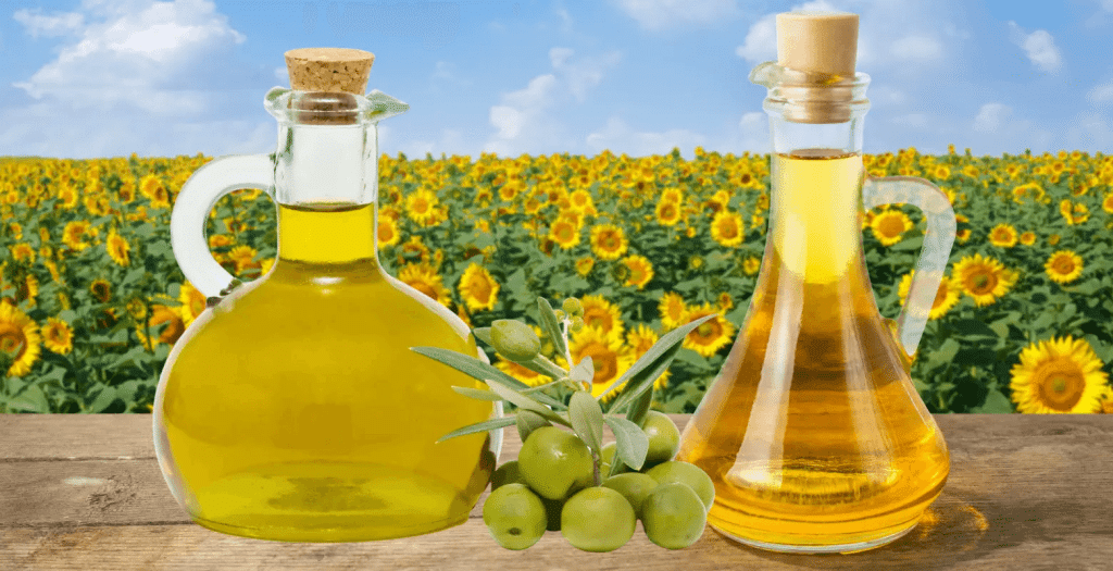Aceite de oliva vs de girasol