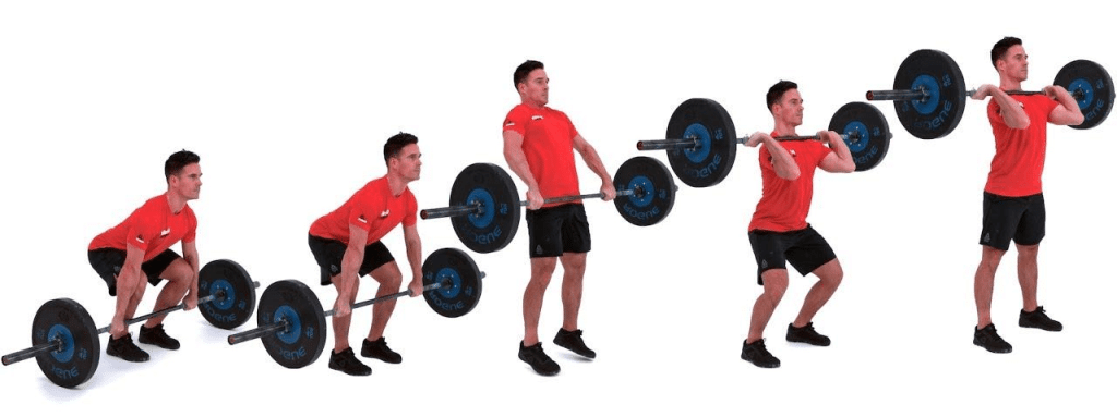 Análisis rutina Starting Strength (powerlifting) + versión mejorada 2 » Tienda VitaSport Ejecución del Power Clean