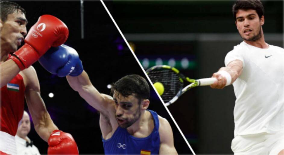 ¿Se puede ganar fuerza sin ganar volumen? 101 » Tienda VitaSport Boxeador lanza puñetazo y tenista