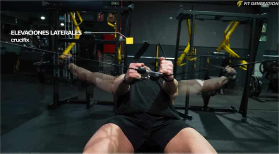 Los 3 mejores ejercicios para hombros redondos (según la ciencia) 11 » Tienda VitaSport Elevaciones laterales crucifix