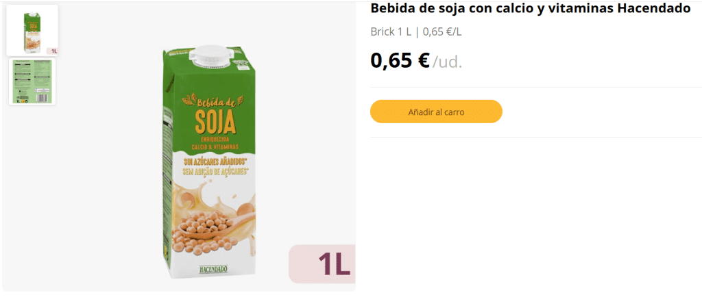 Leche de vaca comprar producto