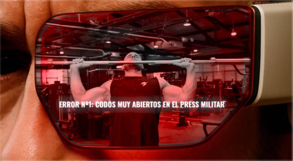 5 errores que debes evitar al entrenar tus hombros 4 » Tienda VitaSport Codos muy abiertos press militar