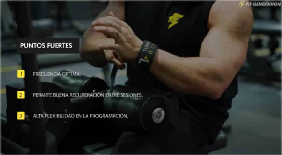 Puntos fuertes de la rutina híbrida