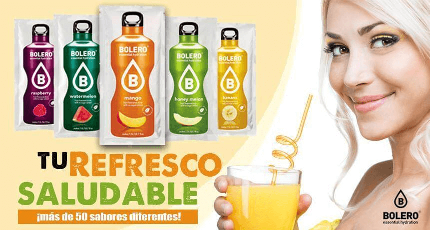 Sabores de bebidas Bolero