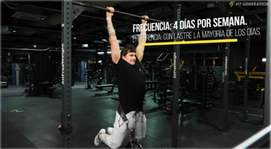 Cómo aumentar significativamente tu número de dominadas 15 » Tienda VitaSport Frecuencia de ejercicio dominadas